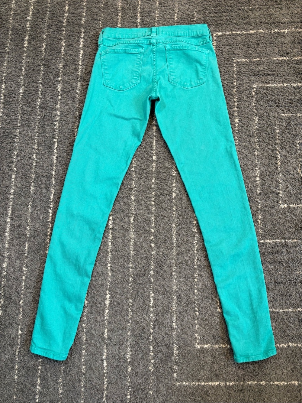 Flying Monkey Straight Leg Jeans in Teal Latigo Bay - Picture 9 of 10